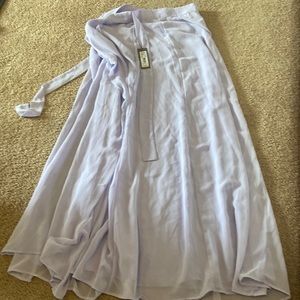 Wrap around skirt then very cool and relaxed